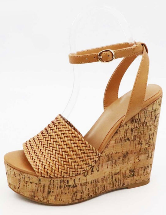 SIENNA - BRAIDED WEDGES