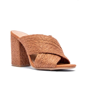 ISABELLA - CAMEL JUTE MULE