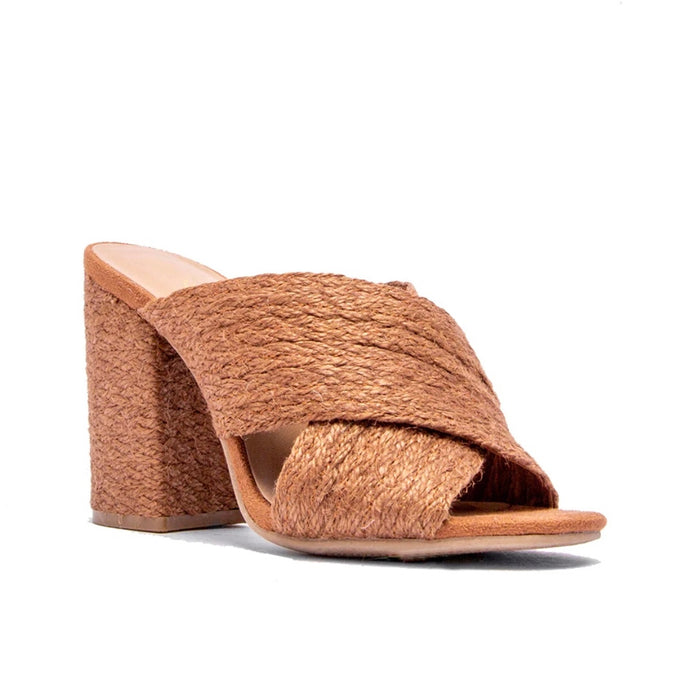 ISABELLA - CAMEL JUTE MULE