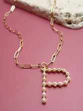 PEARL INITIAL NECKLACE