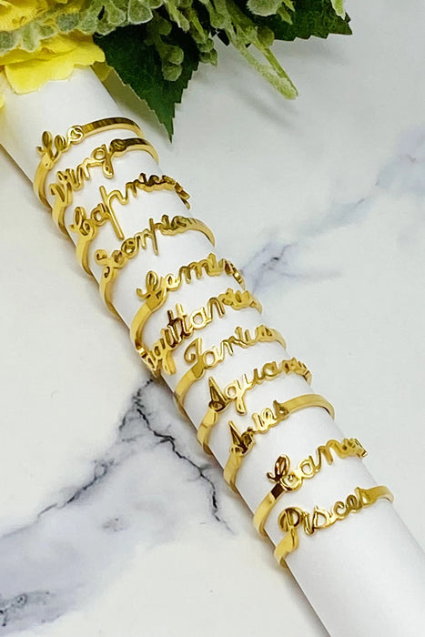 ZODIAC RINGS